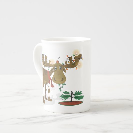 Mok voor kerstmis-Moose~specialiteit (Links)