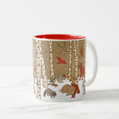 Mok voor Kerstmis Woodland (Voorkant rechts)