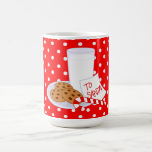 Mok voor kerstmorfie/melk en koekjes