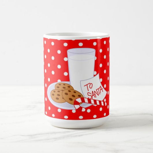 Mok voor kerstmorfie/melk en koekjes (Midden)