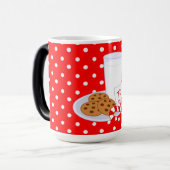Mok voor kerstmorfie/melk en koekjes (Voorkant links)