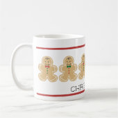 Mok voor kerstnaam Gingerbrood Man (Links)