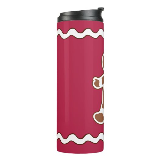 Mok voor kerstontbijtjongen Coffee Tumbler (Gedraaid links)