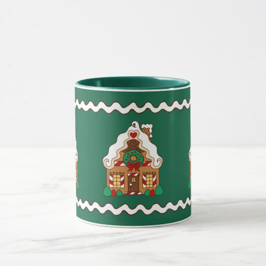 Mok voor kerstontbijtontbijt (Midden)