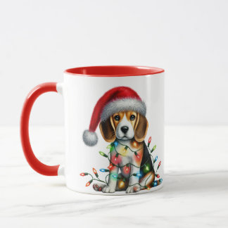 Mok voor kerstpuppy