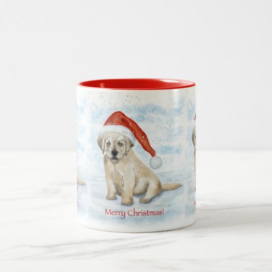 Mok voor kerstpuppy (Center)