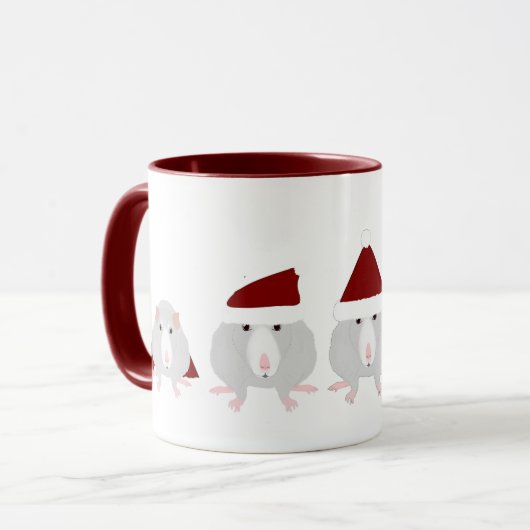 Mok voor kerstratten (Voorkant links)