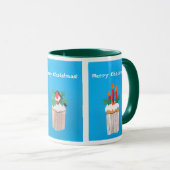 Mok voor kersttaart Ringer. (Voorkant rechts)