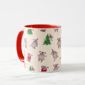 Mok voor kersttaarten (Voorkant links)