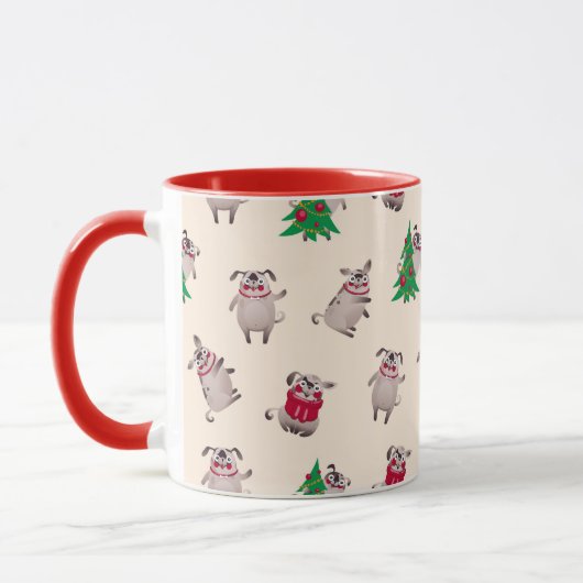 Mok voor kersttaarten (Links)