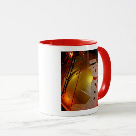 Mok voor kerstversiering van Snowman Frosted Snowm (Voorkant rechts)