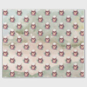 Mok voor kerstwarme chocolade cadeaupapier (Vlak)