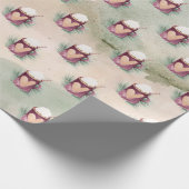 Mok voor kerstwarme chocolade cadeaupapier (Hoek)