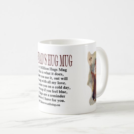 Mok voor kleinvoeten knuffelen (Voorkant rechts)