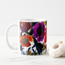 Mok voor kleurrijke Floral Coffee