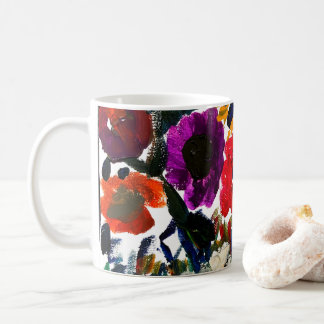 Mok voor kleurrijke Floral Coffee