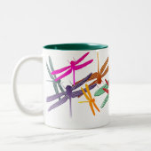 Mok voor kleurrijke glide Dragonfly (Links)