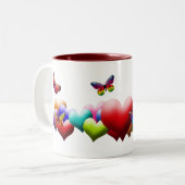 Mok voor kleurrijke kunsten en buistraten (Voorkant links)