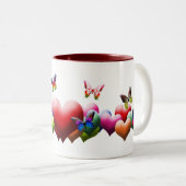 Mok voor kleurrijke kunsten en buistraten (Voorkant rechts)