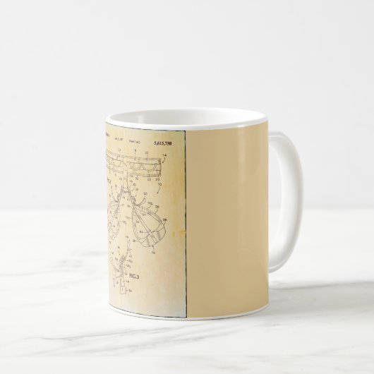 Mok voor  klimmende hardheidspatroon afdrukken (Voorkant rechts)