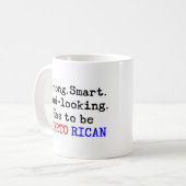 mok voor koffie in poerto - rican (Voorkant links)