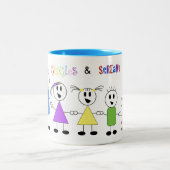 Mok voor koffie met Giggles en Screams (Center)