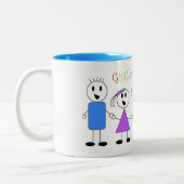 Mok voor koffie met Giggles en Screams (Links)