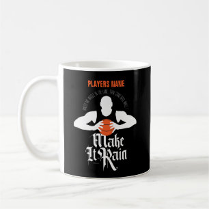 Mok voor koffie met keukenbont maken tot regen (Ba