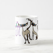 Mok voor koffie van siamese katten (Center)