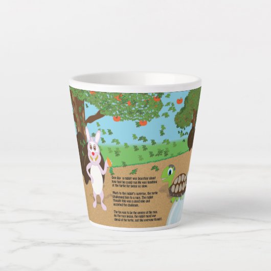 mok voor konijnenwedrennen (Voorkant)