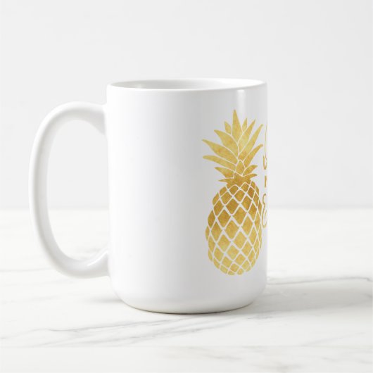 Mok voor kroon en katoengoud ananas (Links)