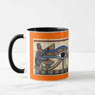 Mok voor kunst tegen de ooien van Horus Ancient