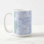 Mok voor landstijl blauwe hydrangeas koffie (Links)