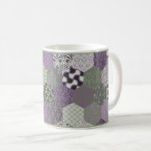 Mok voor lavender en Sage Patchwork Coffee (Voorkant rechts)