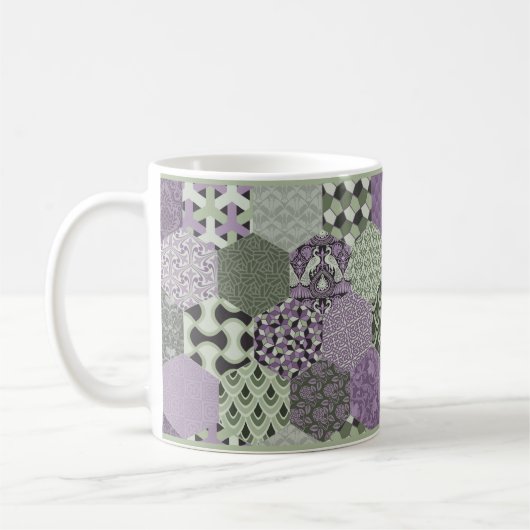 Mok voor lavender en Sage Patchwork Coffee (Links)