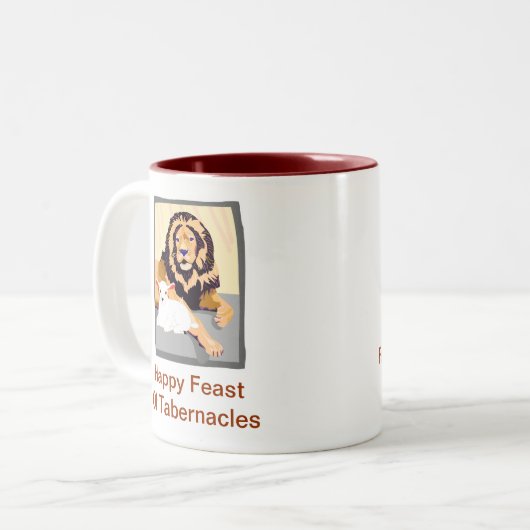 Mok voor leder- en lampenkoffie (Voorkant links)