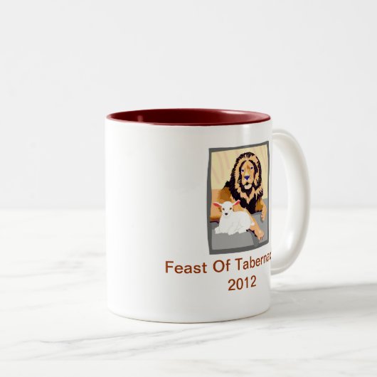 Mok voor leder- en lampenkoffie (Voorkant rechts)