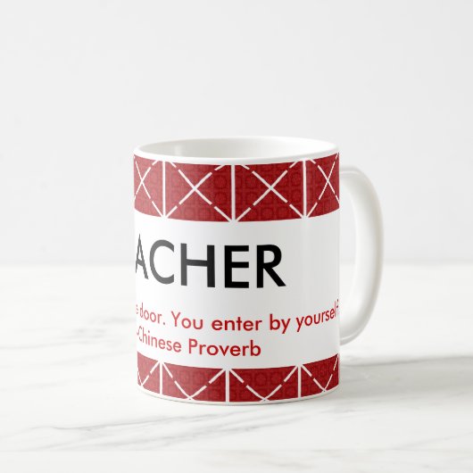 Mok voor leerling-koffie (Voorkant rechts)