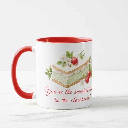 Mok voor leukste leraar – Geschenk voor terug naar (Links)