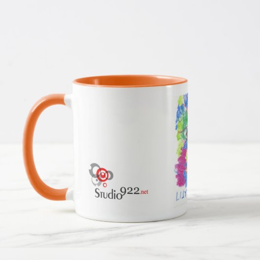 mok voor lippentekening (Links)