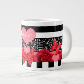 Mok voor Love and Rozen Blackboard Style (Voorkant rechts)