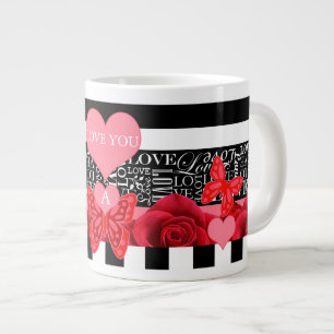 Mok voor Love and Rozen Blackboard Style