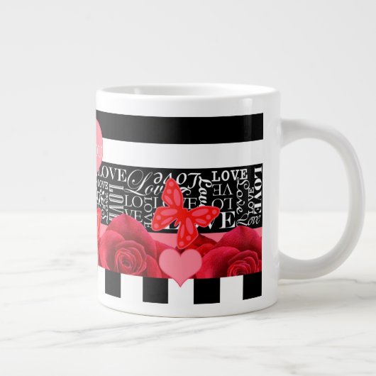 Mok voor Love and Rozen Blackboard Style (Rechts)