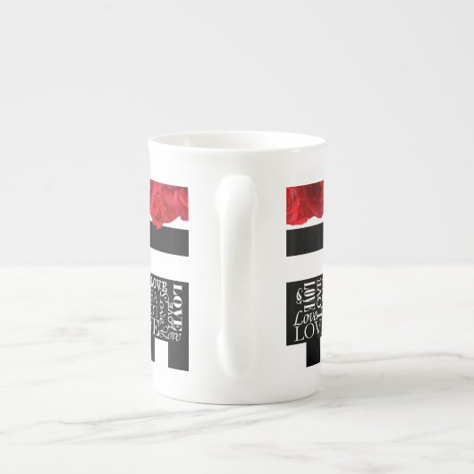 Mok voor Love and Rozen Blackboard Style (Achterkant)