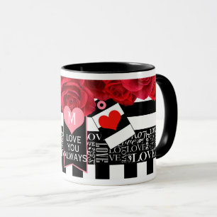 Mok voor Love and Rozen Blackboard Style