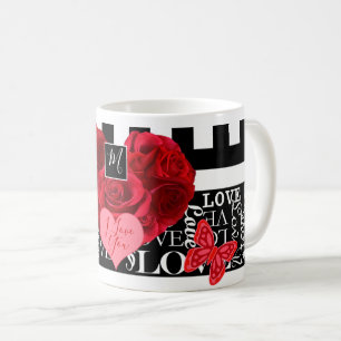 Mok voor Love and Rozen Blackboard Style