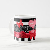 Mok voor Love and Rozen Blackboard Style (Voorkant links)