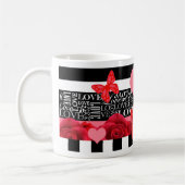 Mok voor Love and Rozen Blackboard Style (Links)