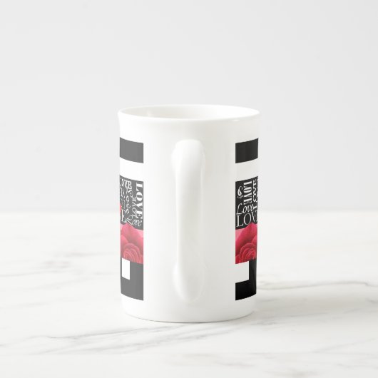 Mok voor Love and Rozen Blackboard Style (Achterkant)