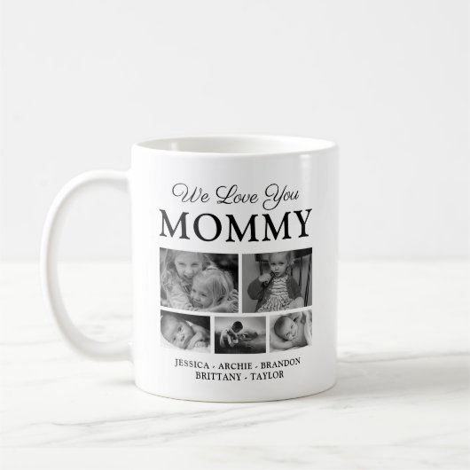 Mok voor mammie fotocollage Coffee (Links)